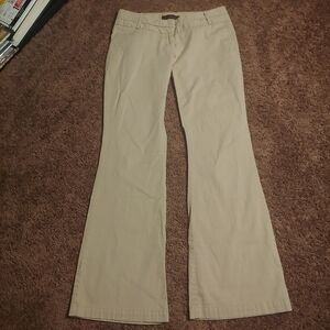 The Limited Tan Boot Cut Pants